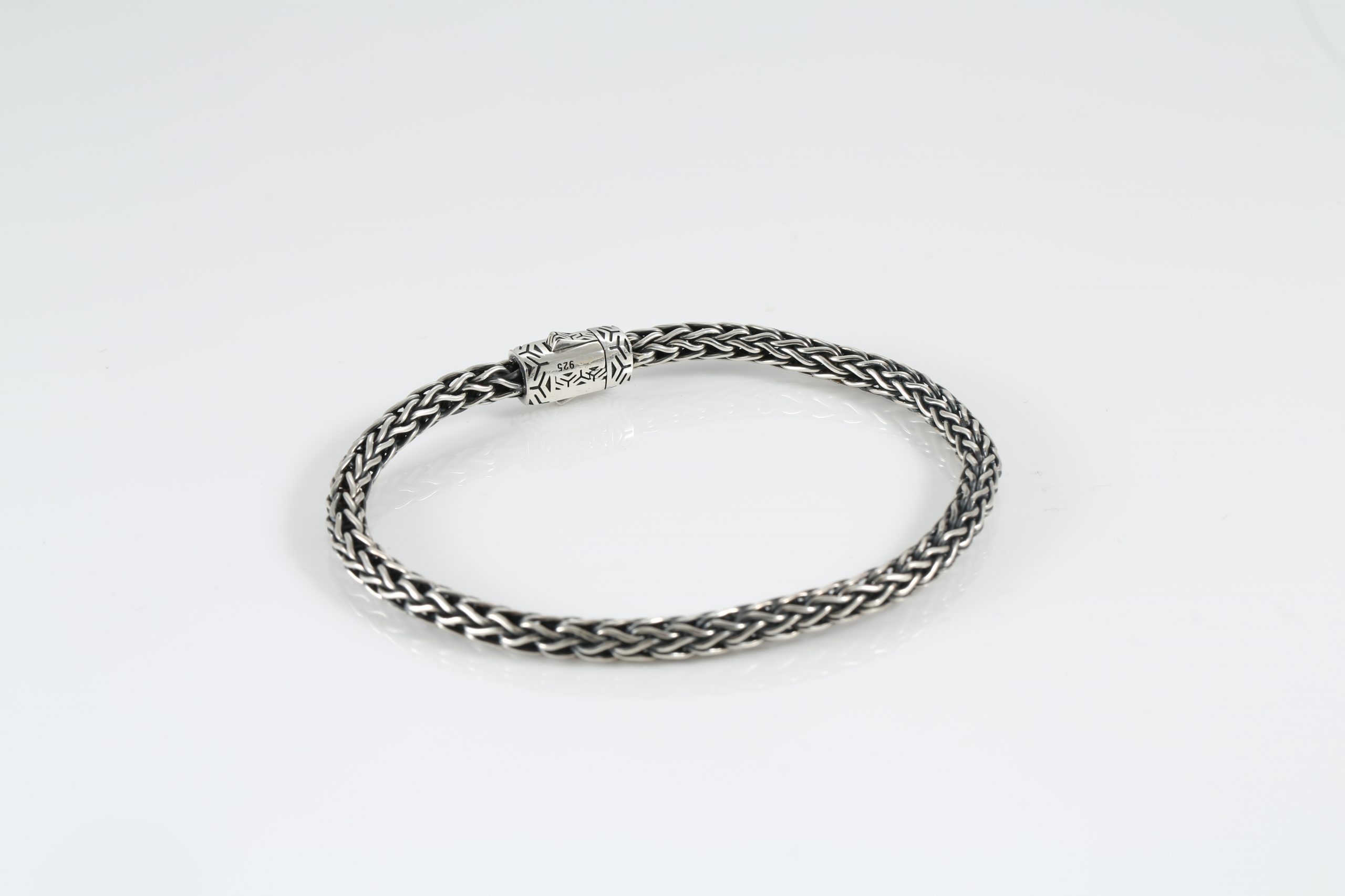 sterling silver woven bracelet